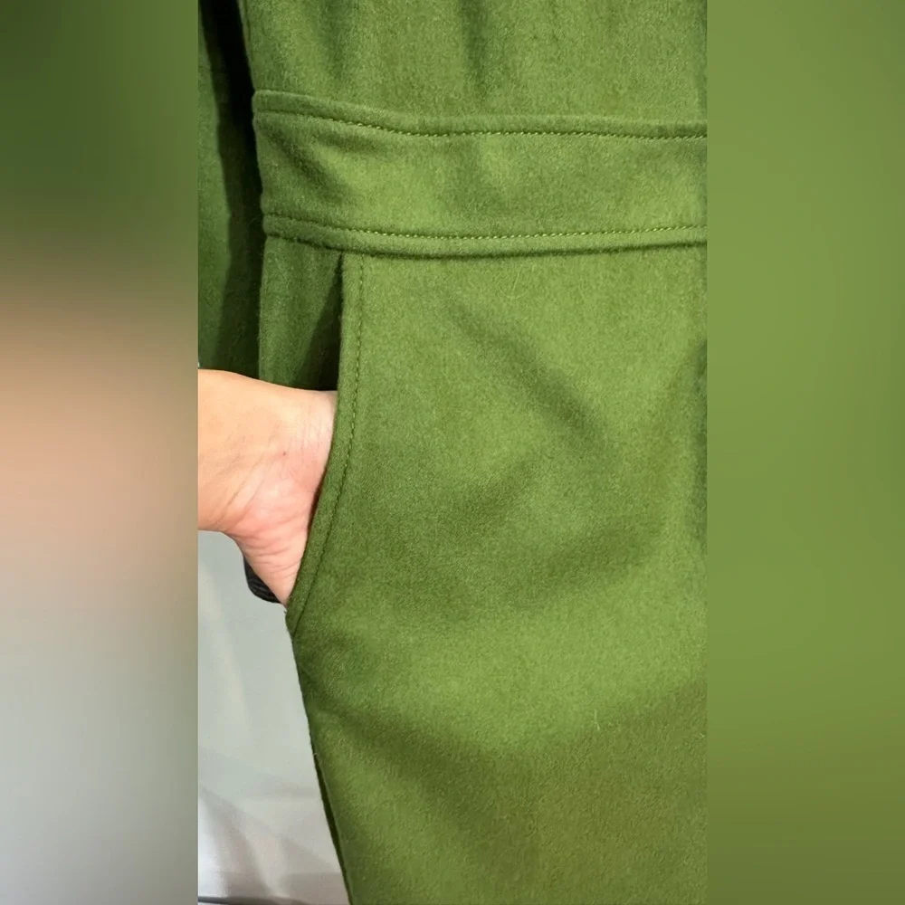 NWT M Missoni Fleeced Wool Blend Green Long Sleeve Jumpsuit IT 40 (US 4) - Picture 4 of 14